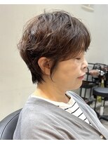 ヨファ ヘアー(YOFA hair)&nbsp;似合わせ　大人ショート×パーマ