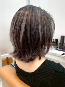 ロミー 本厚木(ROMMY.) 20代～50代くびれボブラベンダーミルクティー細めハイライト