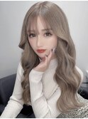 ミルクティーシールエクステ韓国ヘア　表参道