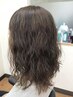 オイルカラー（白髪染め）＋コスメパーマ　￥14000