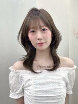 ロンドリゼル 札幌(Lond RiseL)&nbsp;◯ オリーブグレー/韓国/レイヤーカット/髪質改善/縮毛矯正/札幌