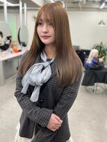 ティント 梅田(tint) 【Yui】艶髪/ヘーゼルベージュ(大阪梅田/ダブルカラー)