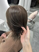 リュール バイ ヘッドライト 北千住店(lueur by HEADLIGHT)&nbsp;北千住/マットベージュ×ボブ/髪質改善/20代30代40代