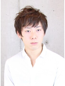 ギッシュ 堅田店(GUICHES) メンズ柔らかニュアンスパーマで楽ちんHair！【眉毛カット付】