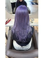 フォート(FORT)&nbsp;レイヤーカット　ダブルカラー　裾カラー