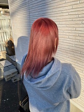 美容室 フォーリア Foglia 【Foglia坪来】大人可愛いカシスレッド