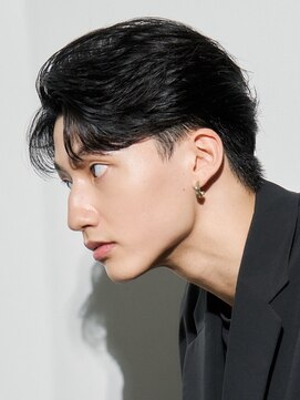 フィフスパーク(fifth PARK) 渋谷センターパートツイストスパイラルパーマメンズマッシュ