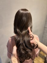 サンカリ SANKARI 船木店&nbsp;美髪ブラウン×ゆる巻きロング