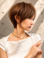 シー バイ ロンド 新宿(Sea by Lond)&nbsp;【福島】アースカラー耳かけくびれヘアショートボブ新宿