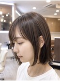 20代30代/切りっぱなしボブ/ミディアムボブ