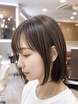 ビーワンヘアー 藤井寺 土師ノ里(B1hair) 20代30代/切りっぱなしボブ/ミディアムボブ
