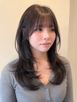 フォト 武蔵小杉(foto)&nbsp;韓国風ミディアムレイヤー/グレージュ/ハッシュカット