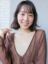 アルバム 渋谷パルコ(ALBUM)&nbsp;ナチュラボブ_ウェーブパーマフォギーベージュ耳かけ_47245