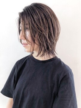 アイティー バイ アルバム 浦和店(IT by ALBUM) ハイライトウルフ_セシルカットココアブラウン_ba294583