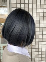 アンプヘアー 六地蔵店(unpeu hair) ブルー×ブラック