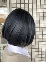 アンプヘアー 六地蔵店(unpeu hair) ブルー×ブラック 【宇治 六地蔵】