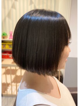 ジーナ 西荻窪(Zina) 20代30代40代マロンベージュAラインボブかきあげ