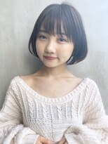 アイティーバイアルバム 松戸店(IT by ALBUM)&nbsp;ナチュラルボブ_カーキグレージュマッシュショート_38304