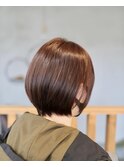 メテオカラー×ショートボブ