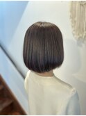 透明感がポイント!シンプルボブ♪(^^)30代☆