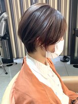 アフロートpd+ KOBE(AFLOATpd+)&nbsp;大人可愛い20代30代40代インナーカラーベージュ丸みショートボブ