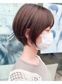 丸みショートボブ