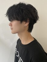 ユニ 表参道(uni)&nbsp;韓国人風マッシュウルフツイスパ　シースルー