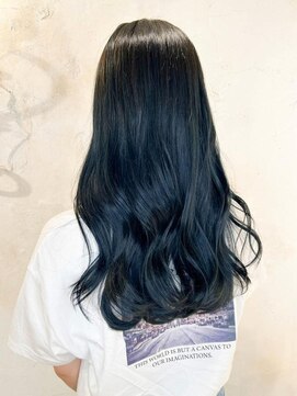 レイール 吉祥寺(Reir) 【Reir吉祥寺】*ガーリーロング*ネイビーブラック*