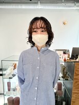 ネルケ 立川(nelke)&nbsp;ショートウルフ×ニュアンスパーマ