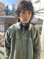 キュエ(qiie)&nbsp;fin,/マッシュパーマ/束感/波巻き/ハイライト/スパイラルパーマ