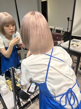 ロイス 神宮前(ROIS) 透明感ベージュカラー/ダブルカラー/ケアブリーチ[表参道駅]