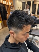 アメラボ(AmeLab)&nbsp;名古屋天白区梅ヶ丘アップバングナチュラルフェード！