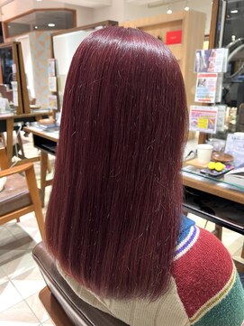 バブ バイネオリーブ(Bab by neolive) チェリーレッド☆ダブルカラー　ブリーチ