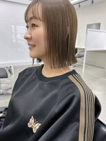 キートス 高知店(kiitos)&nbsp;★ハイトーン切りっぱなしボブ