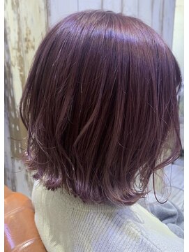 デコラロジィ 川越(DECORA rojii) ボブスタイル☆ピンクカラー【川越/本川越】