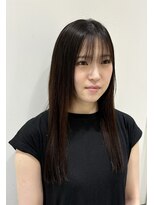 前髪ストレートパーマ