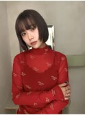 wide bang bob