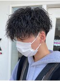 波巻きパーマスパイラルパーマツイストスパイラルパーマメンズ