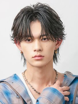 オーシャントーキョー 渋谷神南(OCEAN TOKYO) 韓国フェザーパーマニュアンスパーマセンターパート