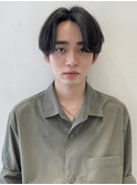 毛流れパーマ ニュアンスパーマ センターパート MOMO