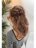 ヘアースタジオ ゼン(hair studio Zen)&nbsp;ハーフアップ