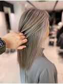 白髪を活かしてつくる脱白髪染めグレージュ