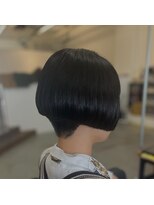 エフフォーユアヘアー 北方店(F for your hair) 個性が光る刈り上げミニボブスタイル☆