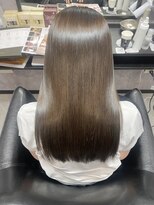 シャルム 松江店(charme)&nbsp;美髪縮毛矯正とオリーブカラーで【極ツヤ】