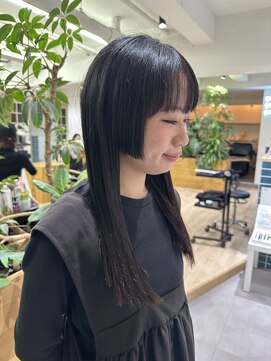 オーシャン(Ocean) 【OceanHair&Life川上彩夏】切りっぱなし/ロング/姫カット
