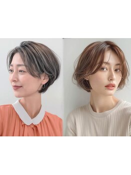 創業16年!大人女性の髪の悩みを解決してきました!気になる白髪も明るい白髪染めで、艶のある仕上がりに