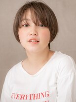 カバーヘアアンドスパ ブリス 浦和(COVER HAIR&SPA bliss)&nbsp;ウォームブラウン似合わせカット小顔丸みショートX浦和10代20代