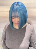 ボブ/ハイトーンカラー/ダブルカラー/ブリーチカラー/髪質改善