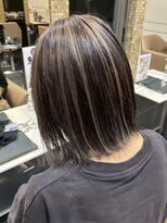 アウラ(AURA)&nbsp;盛岡ダブルカラーブロンドハイトーンミルクティーベージュ韓国