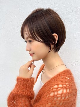 オーロ Costa西宮北口(ORO) 大人ショートボブ丸みショートカットマッシュショート前髪あり